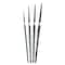 Silver Brush Limited Black Velvet® Liner Brushes Set